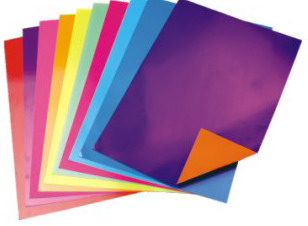 GLOSSY COLOR PAPER AND CARDBOAD